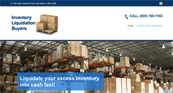 Desktop Screenshot of excessinventorybuyers.com